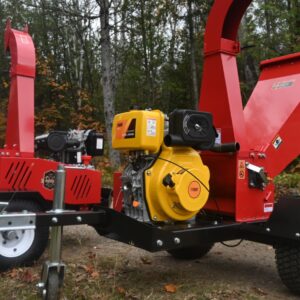 19.5 hp Diesel Wood Chipper WWD-720XT With Start Button